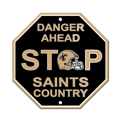 NFL New Orleans Saints Stop Sign