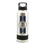 LOS ANGELES RAMS SS STAINLESS STEEL DOUBLE WALL INSULATED THERMO WATER BOTTLE  - (34 oz)