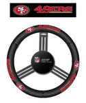 NFL San Francisco 49ers Leather Steering Wheel Cover