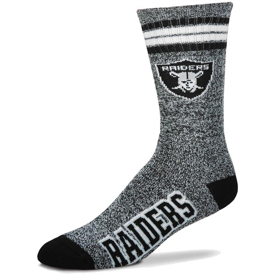 Officially Licensed NFL Las Vegas Raiders Legend Premium Crew Socks, Size Small/Medium | for Bare Feet