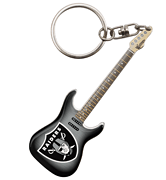 Woodrow Oakland Raiders Electric Guitar Keychain : # KCNFL23