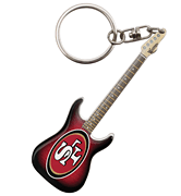 Woodrow San Francisco 49ers Electric Guitar Keychain : # KCNFL28