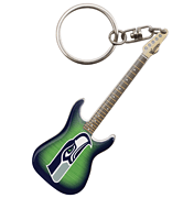 Woodrow Seattle Seahawks Electric Guitar Keychain : # KCNFL29