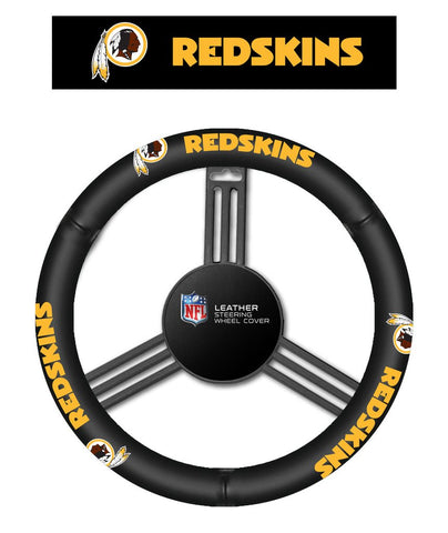 NFL Washington Redskins Leather Steering Wheel Cover