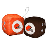 NFL Cleveland Browns Fuzzy Dice