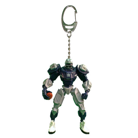 Dallas Cowboys Keychain Fox Robot 3 Inch Mini Cleatus