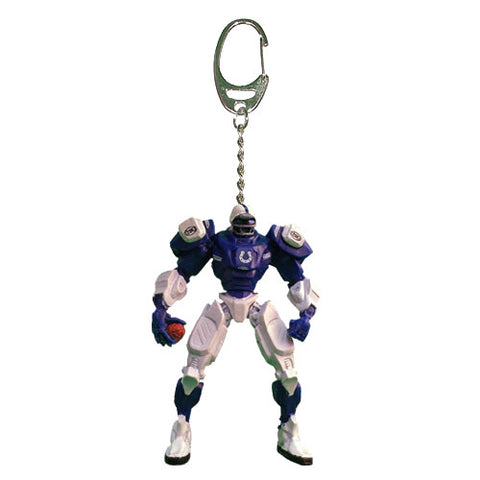 Indianapolis Colts Keychain Fox Robot 3 Inch Mini Cleatus