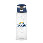 SAN DIEGO CHARGERS PLASTIC INFUSER SPORT BOTTLE 20 OZ.