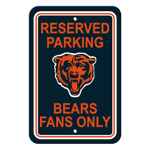 NFL Chicago Bears Reserved Parking Sign