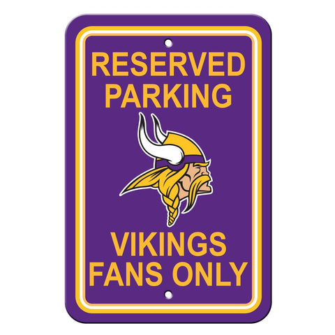 NFL Minnesota Vikings Reserved Parking Sign