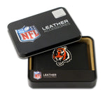 Cincinnati Bengals Wallet Trifold Leather Embroidered
