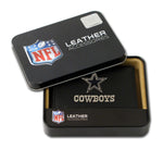Dallas Cowboys Wallet Trifold Leather Embroidered