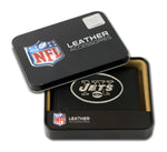 New York Jets Wallet Trifold Leather Embroidered