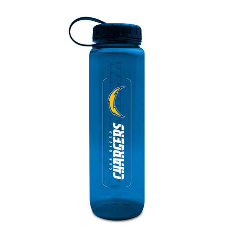 SAN DIEGO CHARGERS SS PLASTIC WATER BOTTLE - MEDIUM (33 oz)