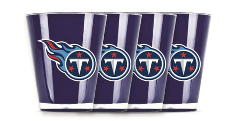 TENNESSEE TITANS INSULATED SHOT GLASS - 4PC/SET