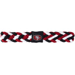 San Francisco 49ers Braided Head Band 6 Braid