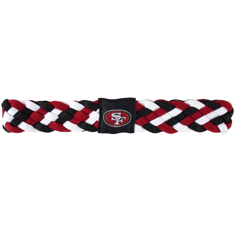 San Francisco 49ers Braided Head Band 6 Braid
