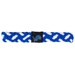 Detroit Lions Braided Head Band 6 Braid