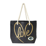 Green Bay Packers Rope Tote (Black Gold)