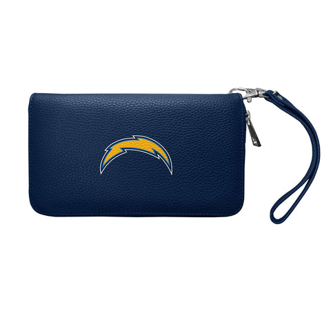 San Diego Chargers Zip Organizer Wallet Pebble (Navy)