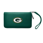 Green Bay Packers Zip Organizer Wallet Pebble (Green)