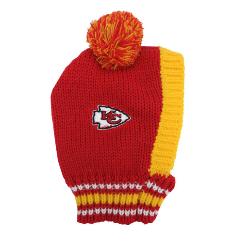 Kansas City Chiefs Team Pet Knit Hat (Large)