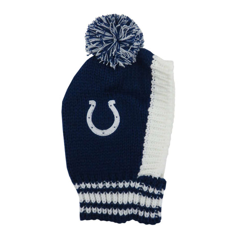 Indianapolis Colts Team Pet Knit Hat (Large)