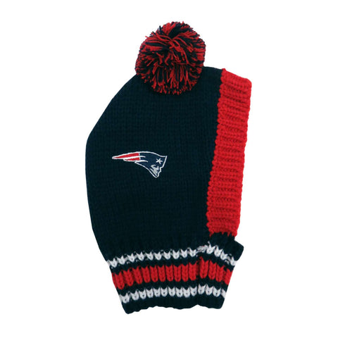 New England Patriots Team Pet Knit Hat (Large)