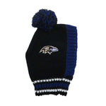 Baltimore Ravens Team Pet Knit Hat (Small)