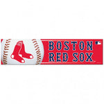 Boston Red Sox Bumper Sticker - Red Background