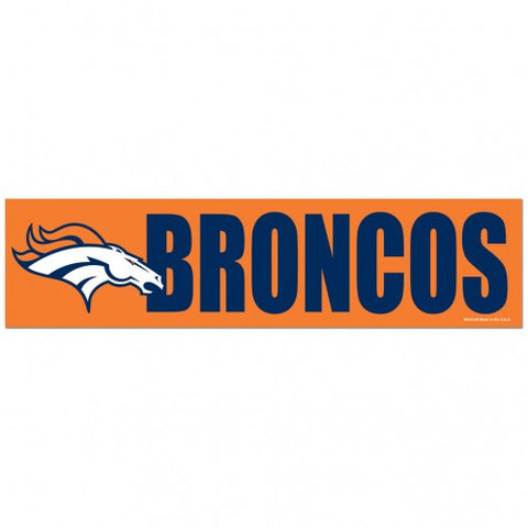 Denver Broncos Decal Bumper Sticker