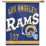Los Angeles Rams Banner 27x37 Retro