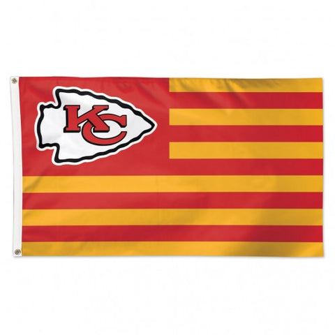 Kansas City Chiefs Flag 3x5 Deluxe Americana Design