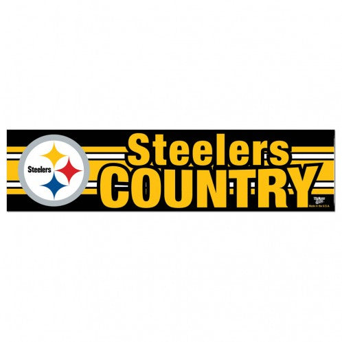 Pittsburgh Steelers Decal Bumper Sticker - Caseys Distributing