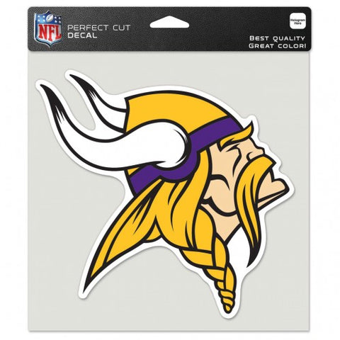 Minnesota Vikings Decal 8x8 Die Cut Color