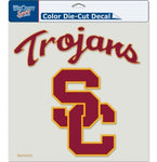USC Trojans Decal 8x8 Die Cut Color