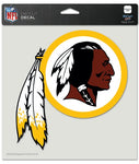 Washington Redskins Decal 8x8 Die Cut Color