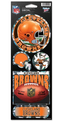 Cleveland Browns Stickers Prismatic