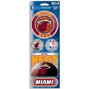 Miami Heat Stickers Prismatic
