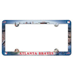 Atlanta Braves License Plate Frame - Full Color