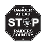 NFL Oakland Raiders Stop Sign