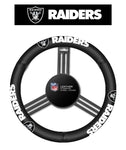 NFL Oakland Raiders Leather Steering Wheel Cover