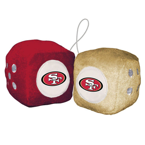 NFL San Francisco 49ers Fuzzy Dice