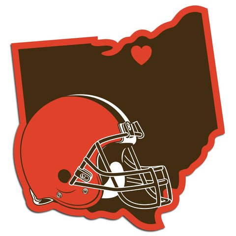 Cleveland Browns Decal Home State Pride