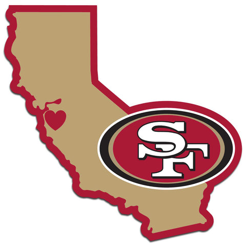 San Francisco 49ers Decal Home State Pride