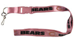 Chicago Bears Lanyard - Breakaway with Key Ring  - Pink