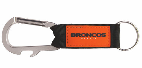 Denver Broncos Carabiner Keychain