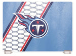 TENNESSEE TITANS TEMPERED GLASS CUTTING BOARD