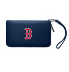 Boston Red Sox Zip Organizer Wallet Pebble (Navy)