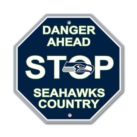 NFL Seattle Seahawks Stop Sign